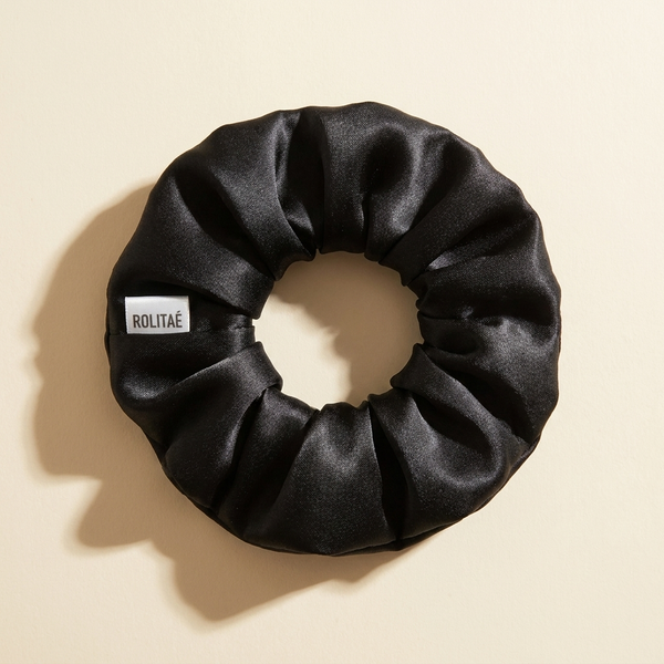 Silk Scrunchie | Zwart